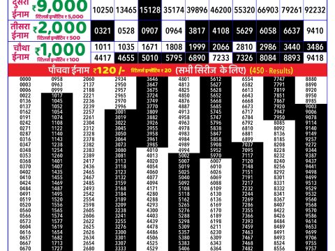 Rajshree Lottery Result Today