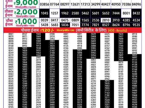 Rajshree Lottery Result Today