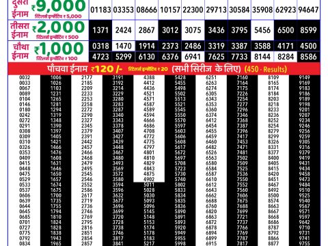 Rajshree Lottery Result Today