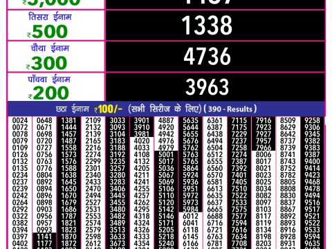 Rajshree Lottery Result Today