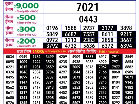 Rajshree Lottery Result Today