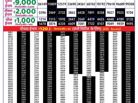 Rajshree Lottery Result Today