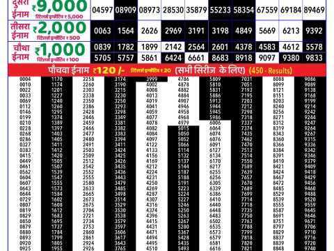 Rajshree Lottery Result Today