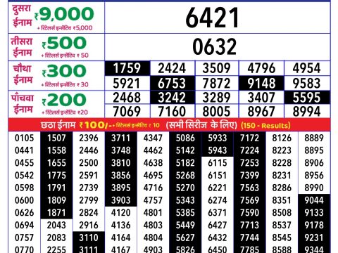 Rajshree Lottery Result Today