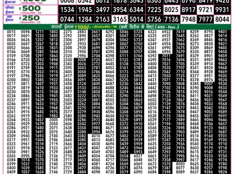 Rajshree Lottery Result Today