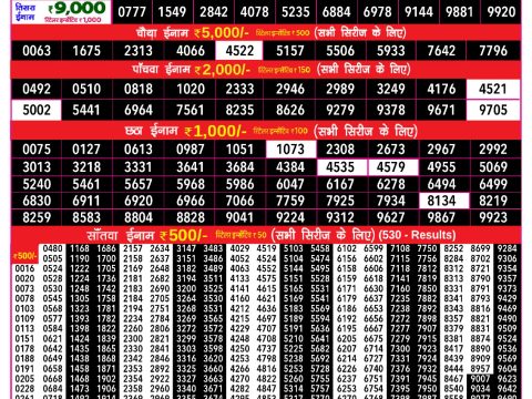 Rajshree Lottery Result Today