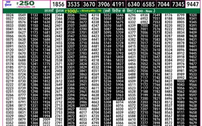 Rajshree 50 guru weekly lottery 7.30pm result 19 June 2025