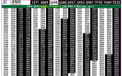 Rajshree 50 Budh weekly lottery 7.30pm result 11 June 2025