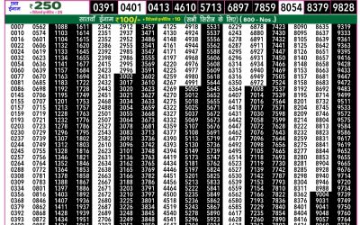 Rajshree 50 Budh weekly lottery 7.30pm result 25 June 2025