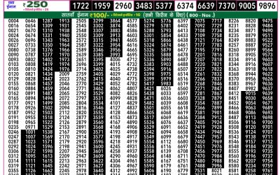 Rajshree 50 guru weekly lottery 7.30pm result 5 June 2025