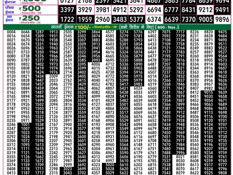 Rajshree Lottery Result Today