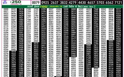 Rajshree 50 guru weekly lottery 7.30pm result 26 June 2025