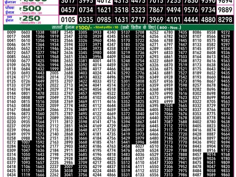Rajshree Lottery Result Today