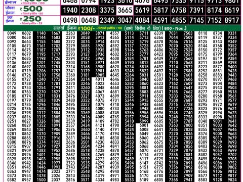 Rajshree Lottery Result Today