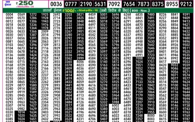 Rajshree 50 Shukra weekly lottery 7.30pm result 6 June 2025