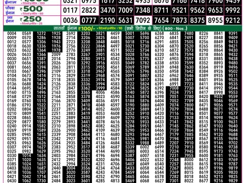 Rajshree Lottery Result Today