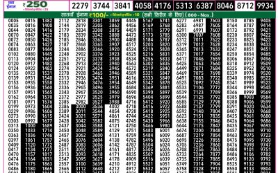 Rajshree 50 Shukra weekly lottery 7.30pm result 20 June 2025