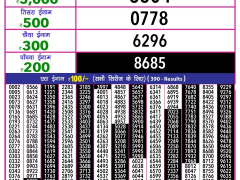 Rajshree Lottery Result Today