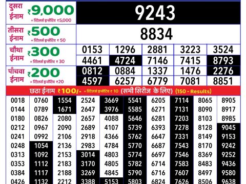 Rajshree Lottery Result Today