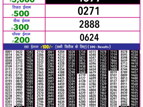 Rajshree Lottery Result Today