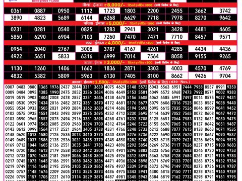 Rajshree Lottery Result Today