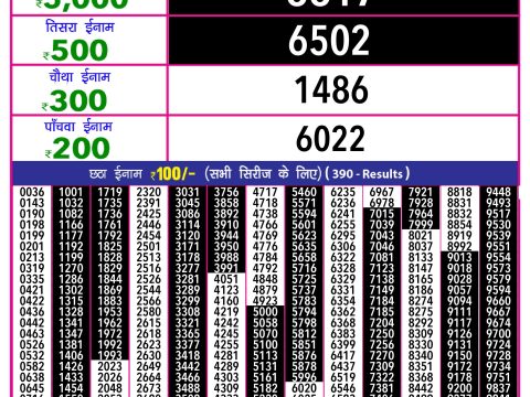 Rajshree Lottery Result Today