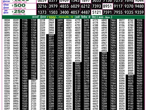 Rajshree Lottery Result Today