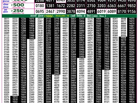 Rajshree Lottery Result Today