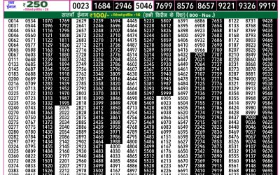 Rajshree 50 Budh weekly lottery 7.30pm result 9 July 2025