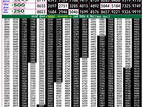 Rajshree Lottery Result Today