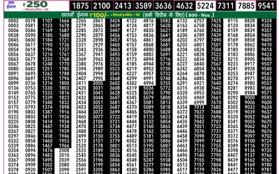 Rajshree 50 Budh Weekly Lottery 7.30pm Result 16 July 2025