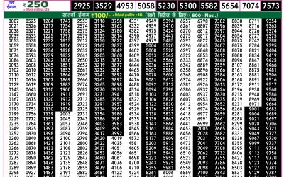 Rajshree 50 Budh Weekly Lottery 7.30pm Result 23 July 2025