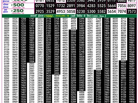 Rajshree Lottery Result Today
