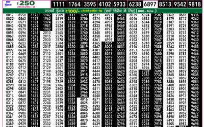 Rajshree 50 guru weekly lottery 7.30pm result 3 July 2025