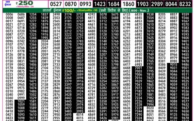 Rajshree 50 guru weekly lottery 7.30pm result 10 July 2025