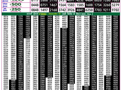 Rajshree Lottery Result Today