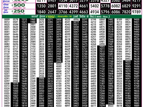 Rajshree Lottery Result Today