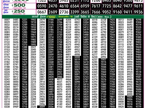 Rajshree Lottery Result Today