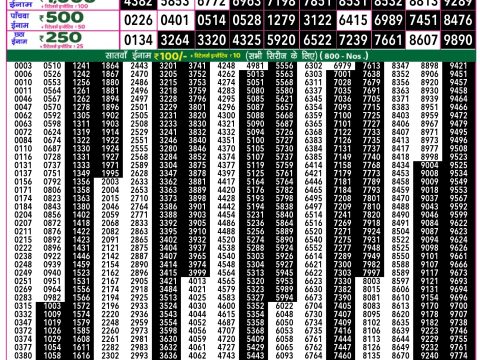 Rajshree Lottery Result Today