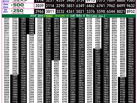 Rajshree Lottery Result Today