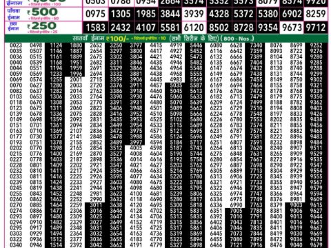 Rajshree Lottery Result Today