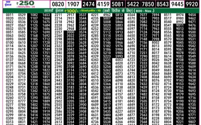 Rajshree 50 Ravi Weekly Lottery 7.30pm Result 27 July 2025