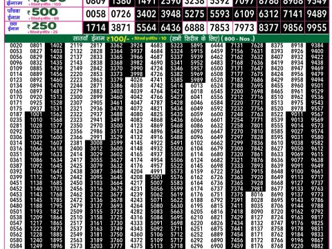 Rajshree Lottery Result Today