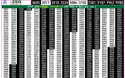 Rajshree 50 Shukra weekly lottery 7.30pm result 11 July 2025