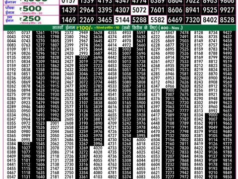 Rajshree Lottery Result Today