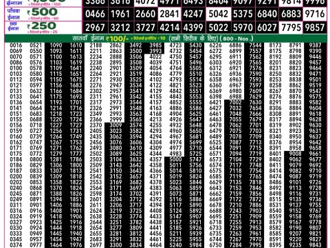 Rajshree Lottery Result Today