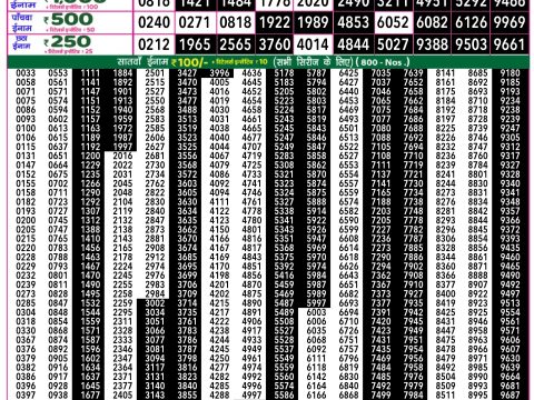 Rajshree Lottery Result Today