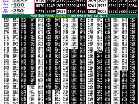 Rajshree Lottery Result Today