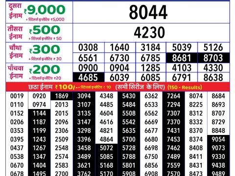 Rajshree Lottery Result Today