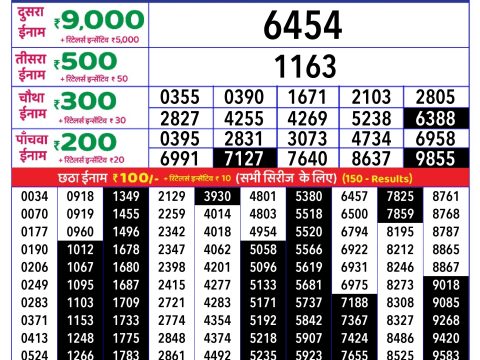 Rajshree Lottery Result Today